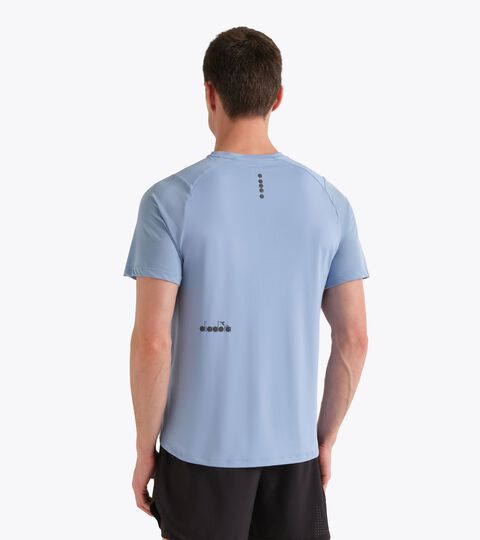 Camiseta de running - Transpiración y confort - Hombre SS T-SHIRT TECH CIELO INFINITO - Diadora